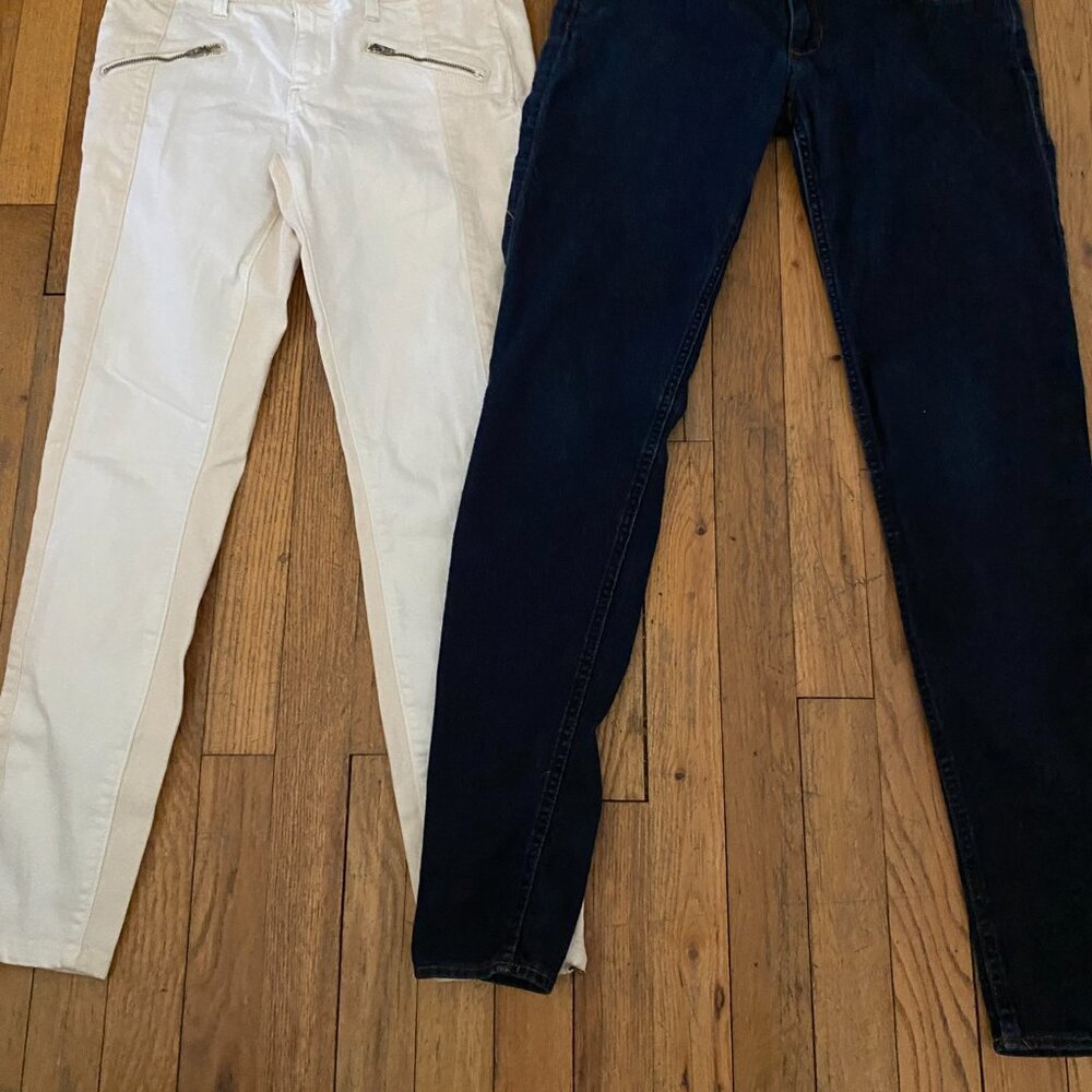2 Pairs of Pilco & the Letterpress + Abercrombie & Fitch Skinny Jeans - 27/29